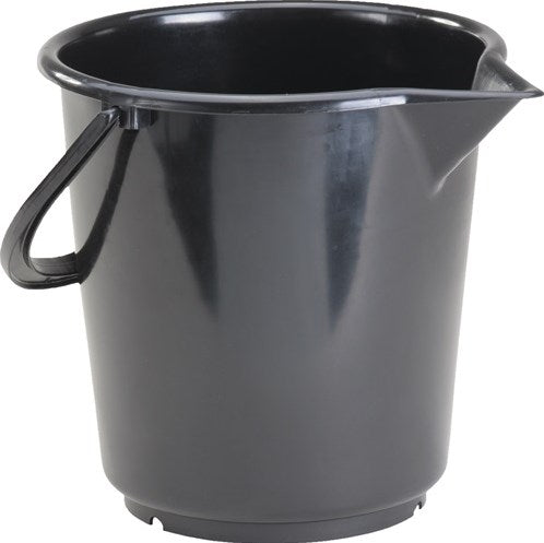Hünersdorff godet hunersdorff | 17,0 l polyéthylène haute pression noir | support en plastique | d. 330 mm | hauteur 315 mm | 1 pièce - 942200 942200