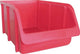 Poubelle d'entrepôt Hunersdorff | l332 290xl207xh155mm | pp rouge | empilable | 12 pièces - 674100 674100
