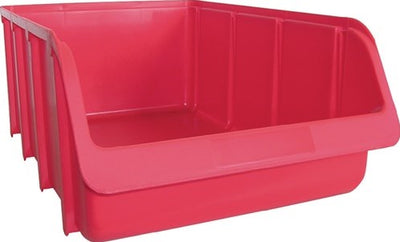 Poubelle d'entrepôt Hunersdorff | l489 422xl312xh184mm | pp rouge | empilable | 7 pièces - 675100 675100