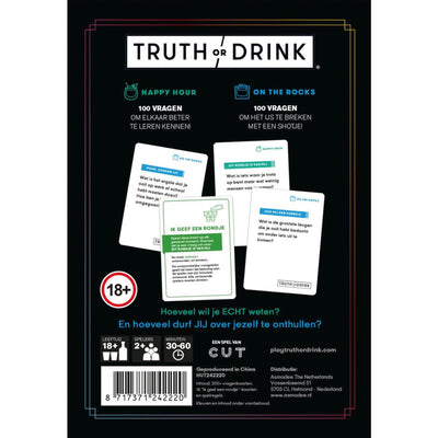 Jeu de société vérité ou boisson