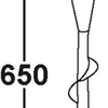 Support de poteau Connex 91x91x650 (vis) vvz - hv4336