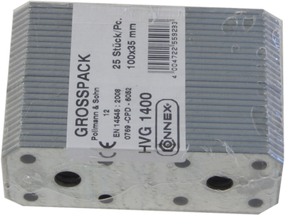 Plaque de connexion Connex 95x35x2,5 25 pcs vz - hvg1400