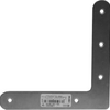 Carré plat Connex - connecteur d'angle en acier inoxydable - 120x120x20 - hvrj20031