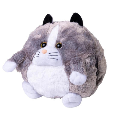 Noxxiez chauffe-mains douillet peluche chat 35cm