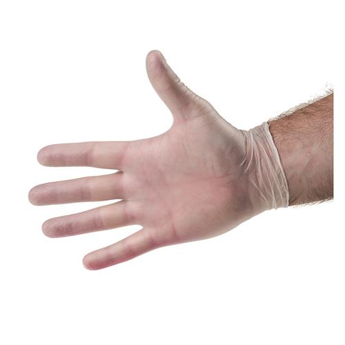 Gants en vinyle naturel xl