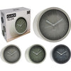Horloge de décoration en métal sur pied 15x7cm