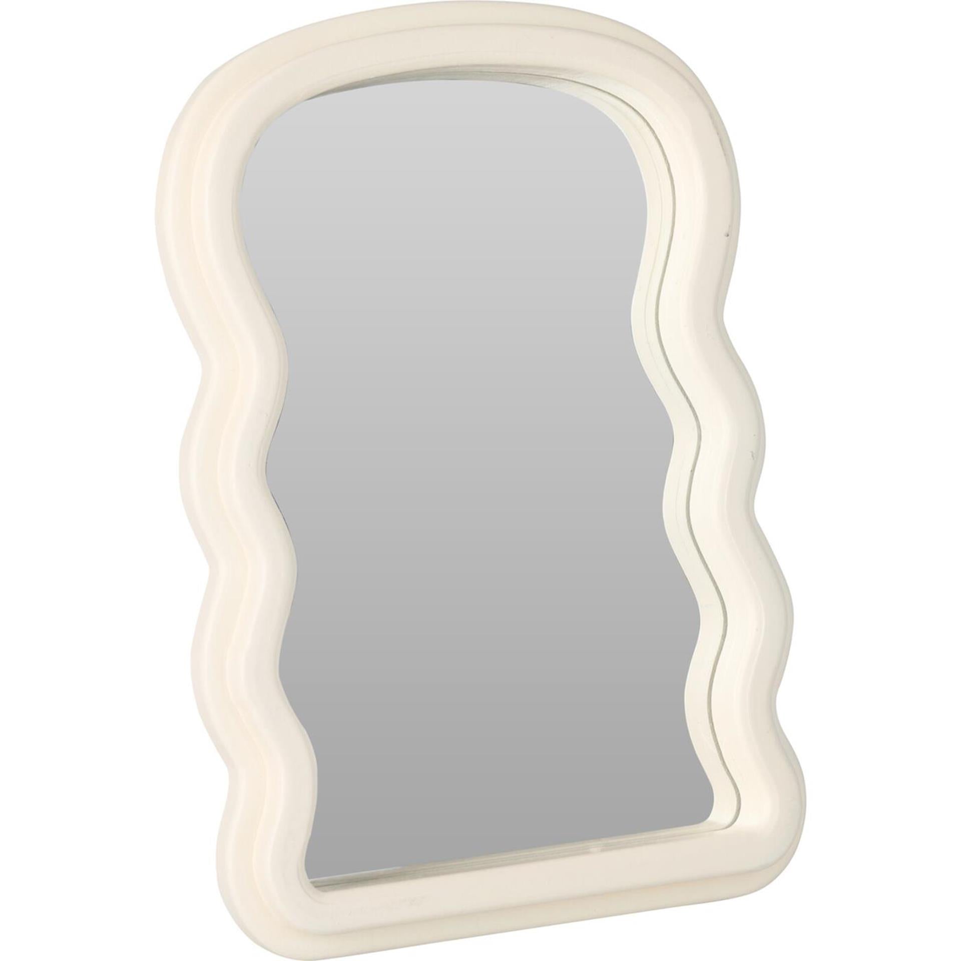 Miroir de décoration ondulé 18x2x26cm