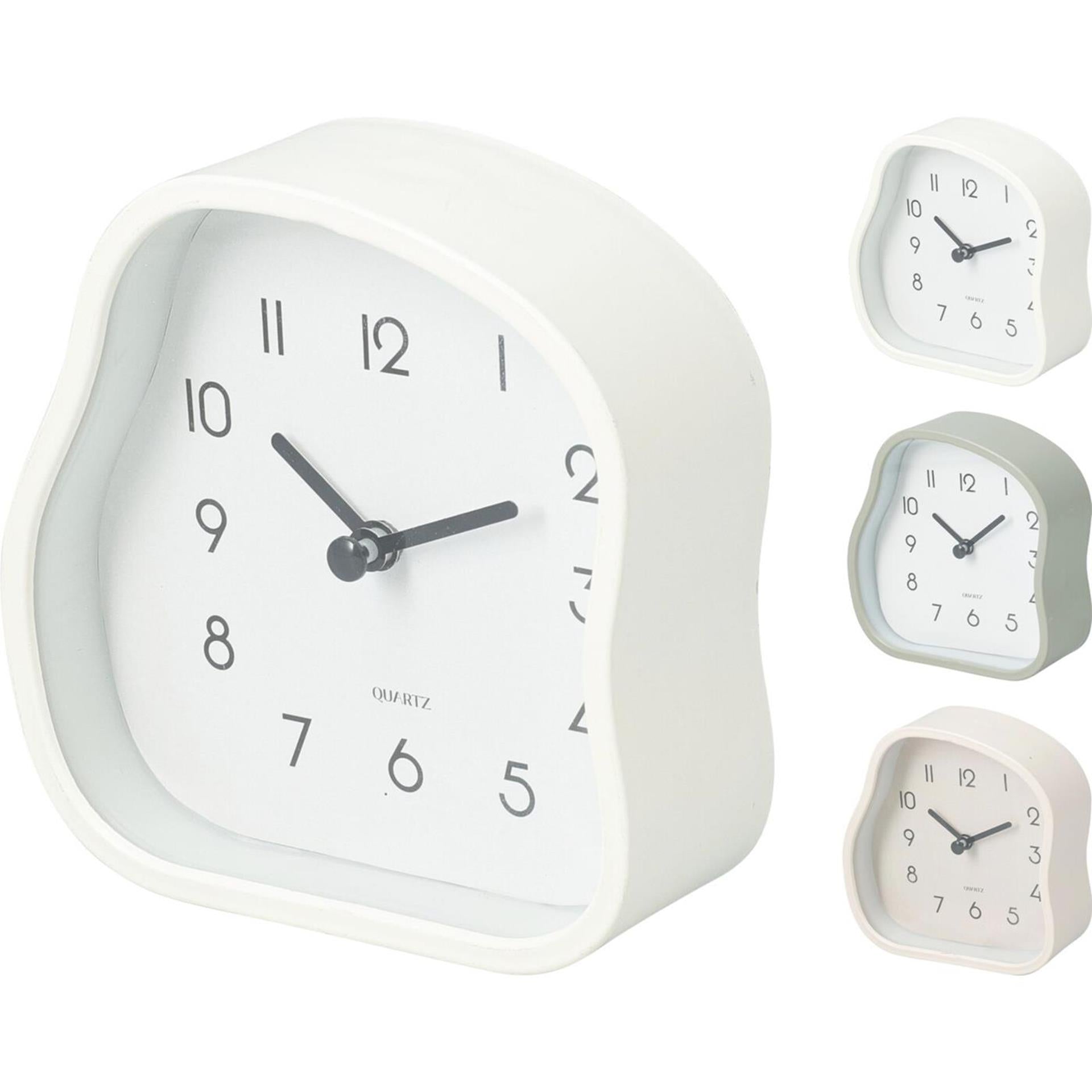 Horloge de table de décoration 12x12cm