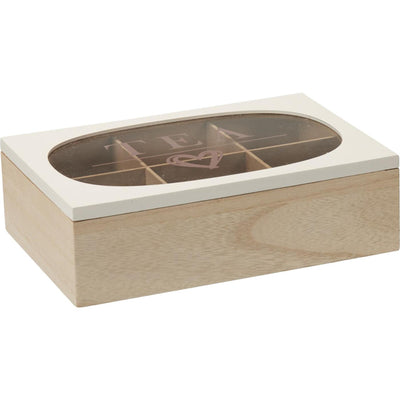 Boîte à thé déco maison 24x16cm