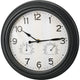 Horloge murale de style maison noire 30cm