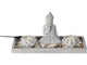 Ensemble de jardin zen Bouddha style maison 29,5x12x7cm