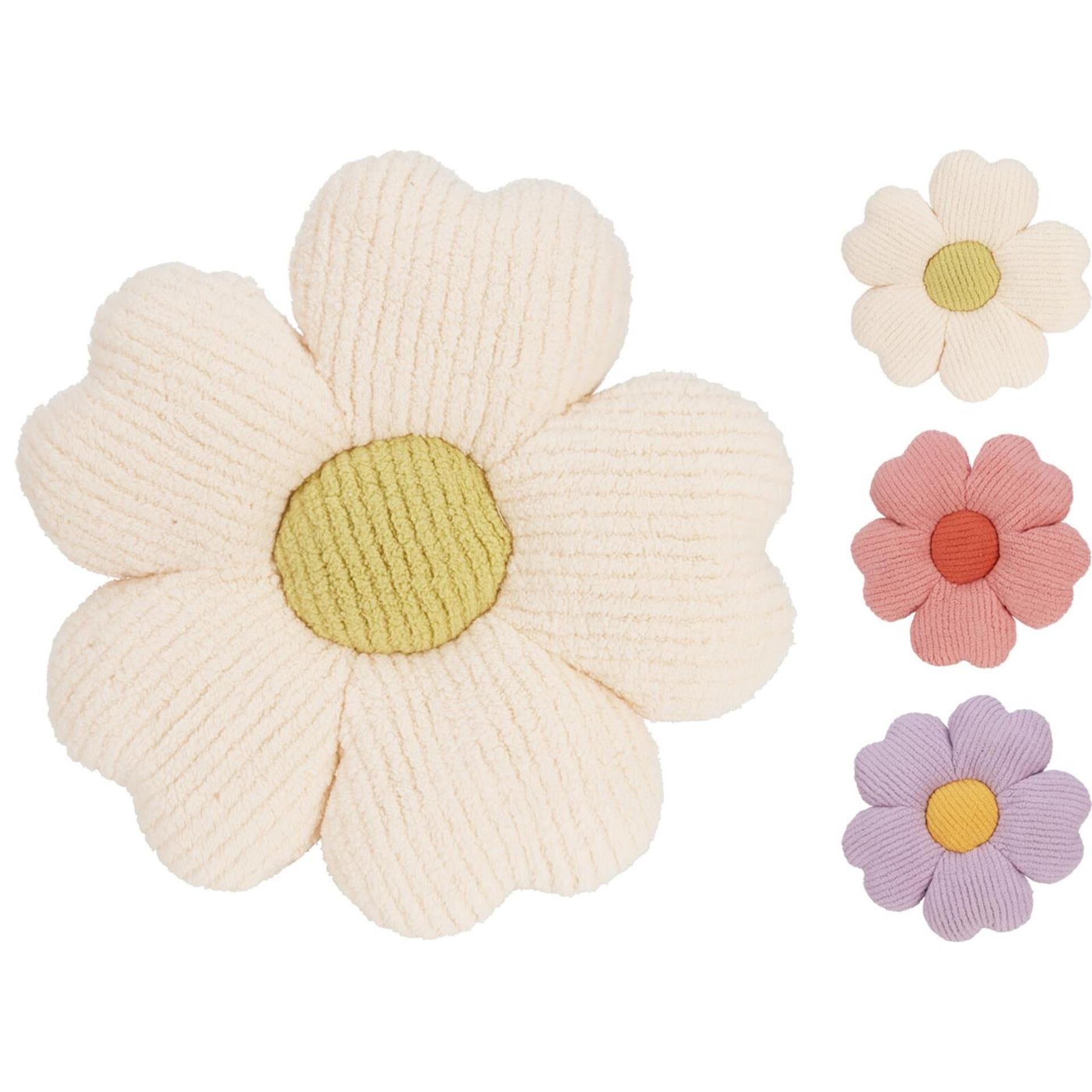 Coussin déco fleur ø38cm