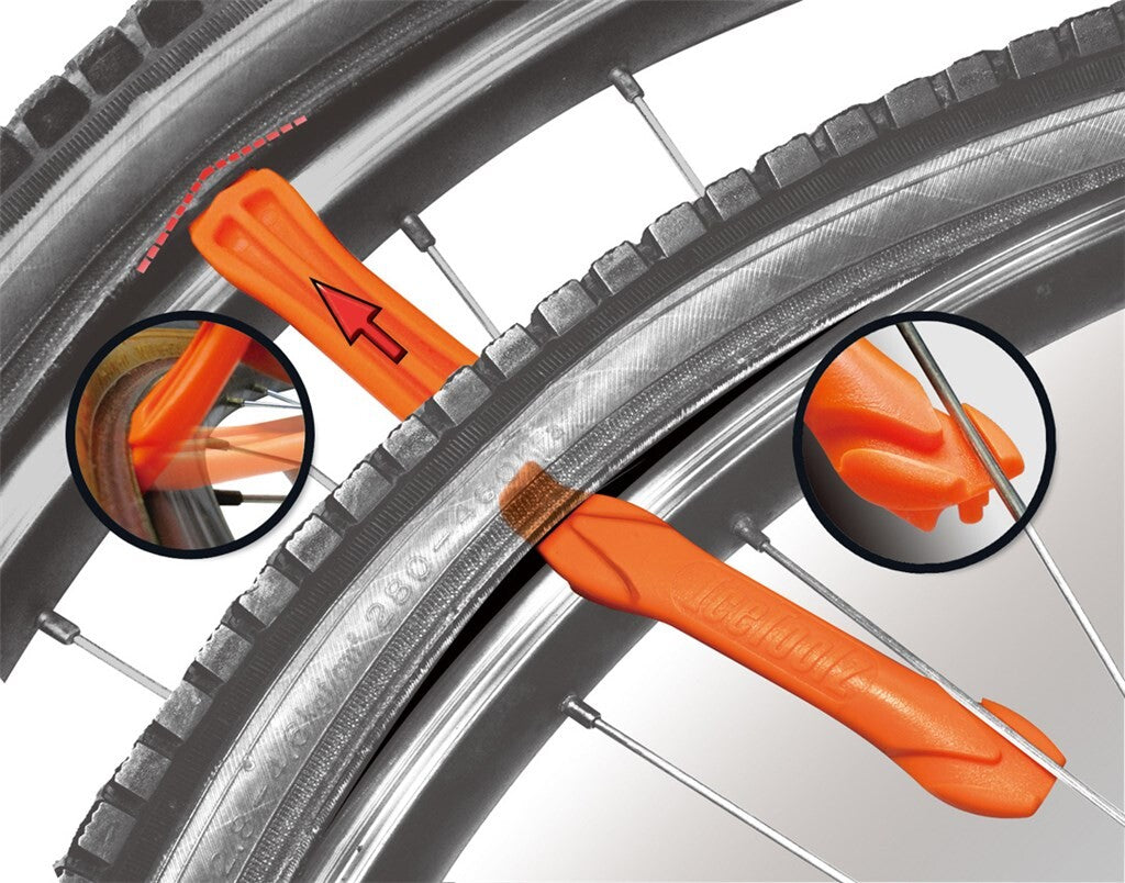démonte pneus orange set de 3 pièces