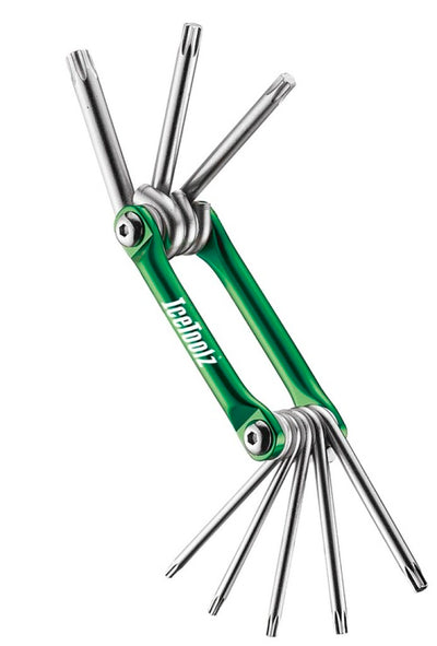 Jeu de clés pour couteaux de poche Torx Icetoolz, 8 pièces