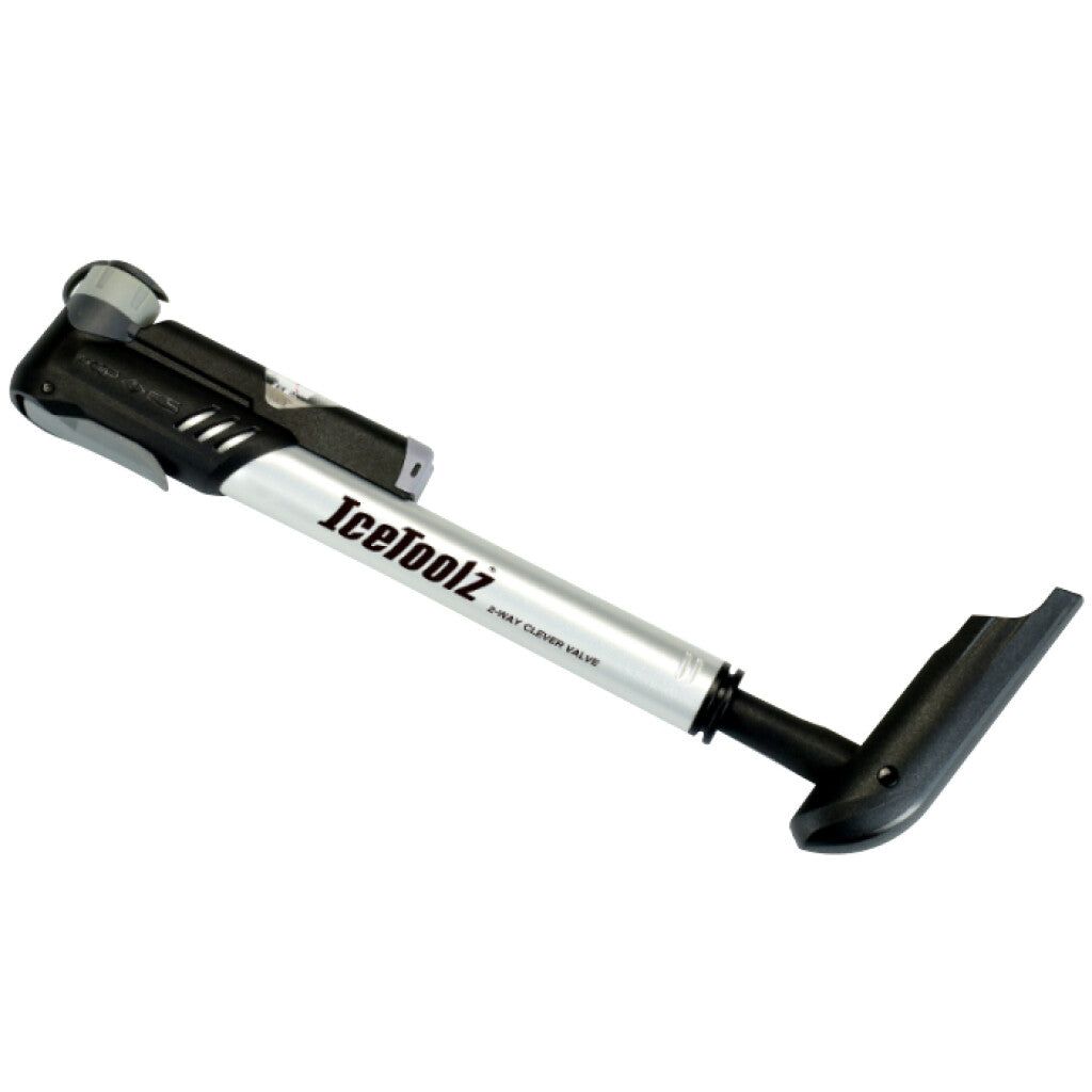 IceToolz mini pompe VeloAgile haute pression avec manomètre