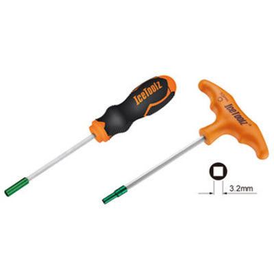 IceToolz Jeu de clés à rayons 12B5 pour écrous de 3,2 mm (carrés)