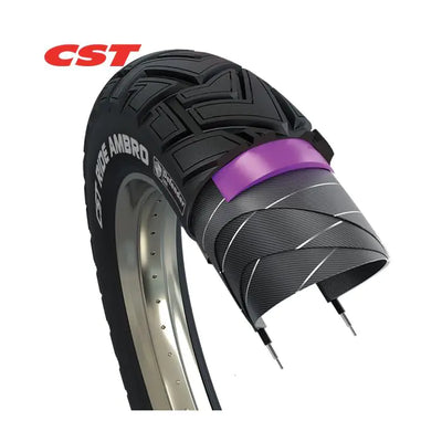 CST Tourance Tire Fatbike 20 x 4,0 (100-406) noir