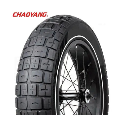 Chaoyang 20x4.00 (100-406) pneu cargo fatbike facile à transporter noir reflex double enveloppe + peau d'hippopotame