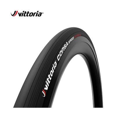 Vittoria 23-622 corsa speed tlr avec graphène g+ noir gris pli