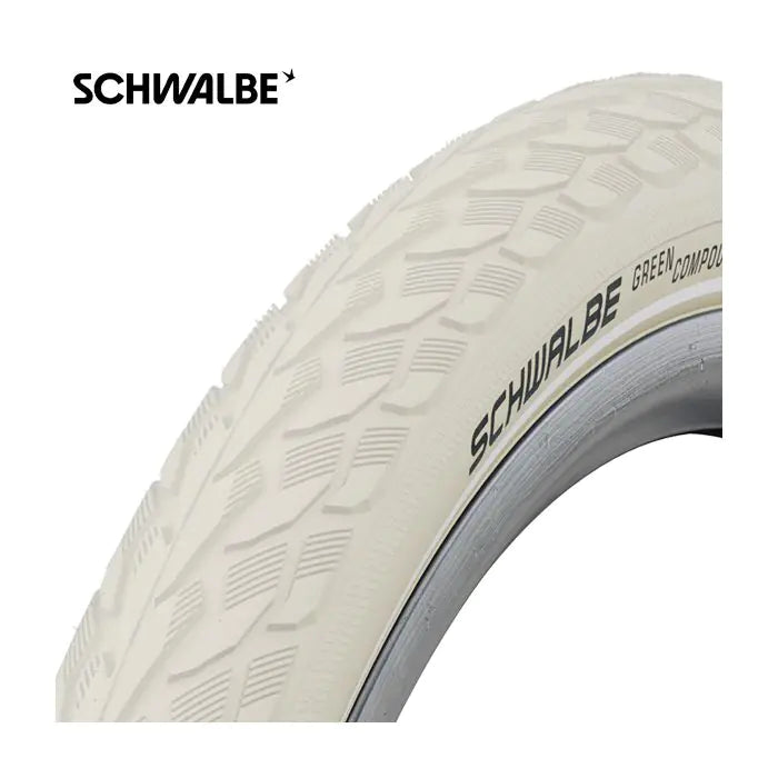 Schwalbe Delta Cruiser Plus Creme 28x1.40 37-622 Réflexion