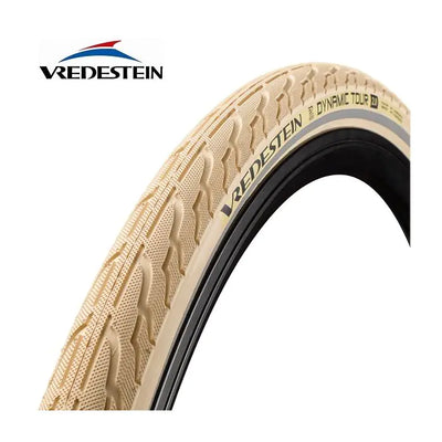 Vredestein Tire Dynamic Tour 28 x 1 5 8 x 1 3 8 crème reflète