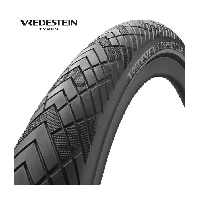 Pneu Vredestein perfect tour + 37-622 noir refl