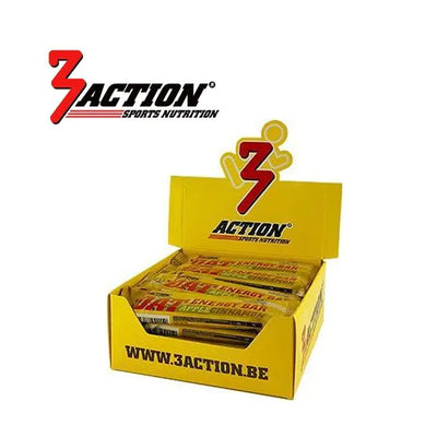3action barre énergétique avoine pomme cannelle 45 grammes - boîte présentoir 20 pièces - 1202030015