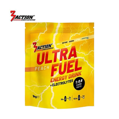 Boisson énergisante 3action ultra carburant pêche 1 kg 1201001115