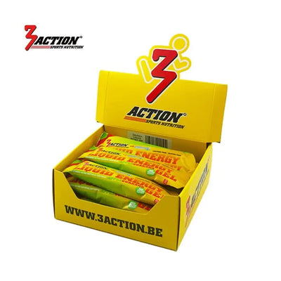 Gel énergétique liquide 3action pomme 55 ml - boîte présentoir 15 pièces - 1202020012