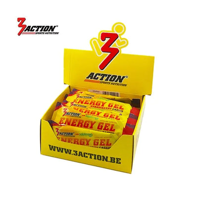 Gel énergétique 3action fraise-cassis 34 grammes - boîte présentoir 25 pièces - 1202020001