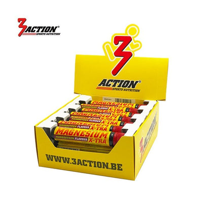 Ampoule cartouche 3action magnésium x-tra 25 ml - boîte présentoir 21 pièces - 1202010005