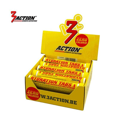 3action pastilles d'hydratation citron tube 20 comprimés - boîte présentoir 10 pièces - 1202040001