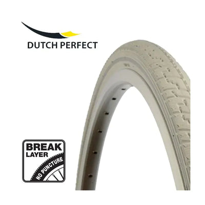 Tube hollandais parfait 28 x 1,40 40-622 mm blanc anti-lége