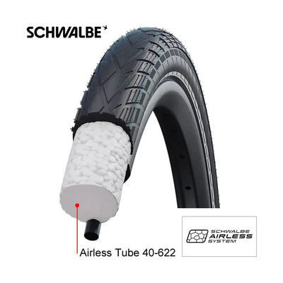 Tube intérieur de Schwalbe 28 40-622 (28x1,50) solide sans air