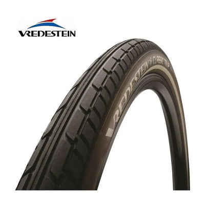 Vredestein Tire Classic Tour 28 x 1,50 reflète brun noir