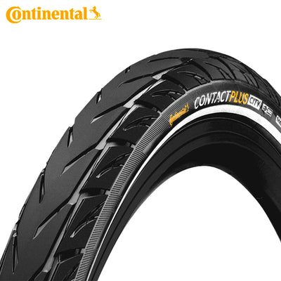 Continental Buitenband contact plus city 42-622 (28x1.60) black reflex