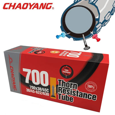 Chaoyang 28x1,50 1,75 (40 47-622) anti-crevaison 3,7 mm (résistance aux épines) dv 40 mm y122618+3