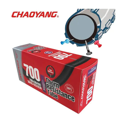 Chaoyang 28x1,50 1,75 (40 47-622) anti-crevaison 3,7 mm (résistance aux épines) fv 48 mm y122608+3