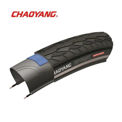 Chaoyang 28x1,75 (47-622) fil reflex noir sprint avec anti-crevaison kevlar-floc 1,5 mm eba0205001w
