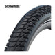 Schwalbe marathon plus tour - filaire - addix e - smart dualguard - 28x1,75 - noir + reflex
