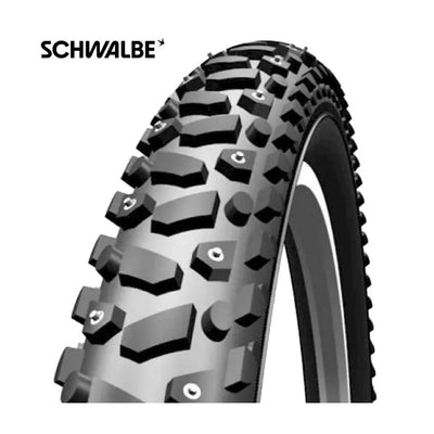 Schwalbe Tire 26-1.90 (50-559) Snow Stud Zwart Réfection