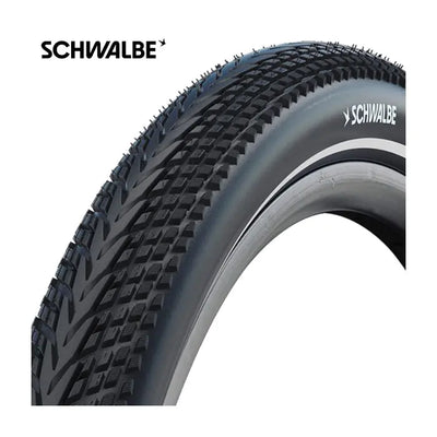 Schwalbe marathon almotion - pliable - addix - v-guard - 28x2.00 - noir + reflex