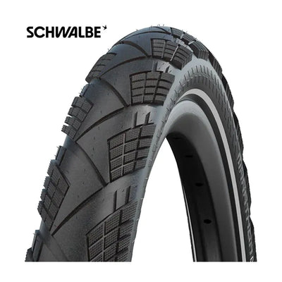 Extérieur de Schwalbe 28-2,00 (50-622) Efficacité du marathon noir VW R