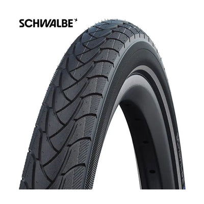 Schwalbe marathon plus - filaire - addix - smartguard - 28x2,00 - noir + reflex