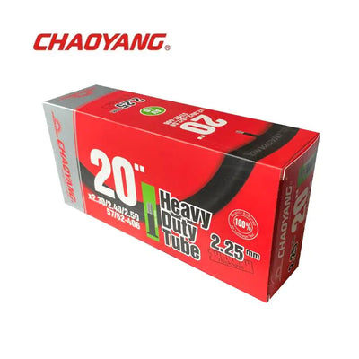 Chaoyang 20x2,3 2,5 (55 62-406) chambre à air robuste 2,25 mm av 40 mm pour vélos cargo y050702 + 2