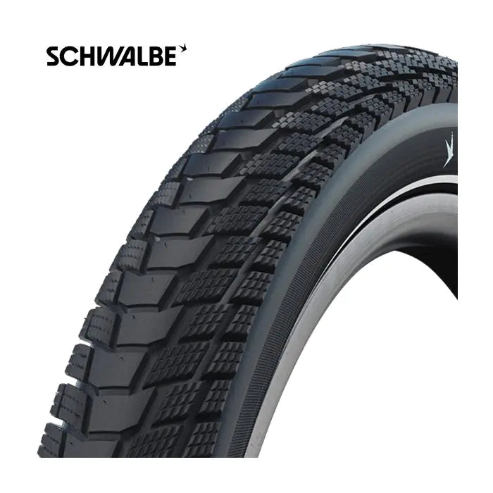 Micro Schwalbe - filaire - addix e - super défense - 24x2,15 - noir + reflex