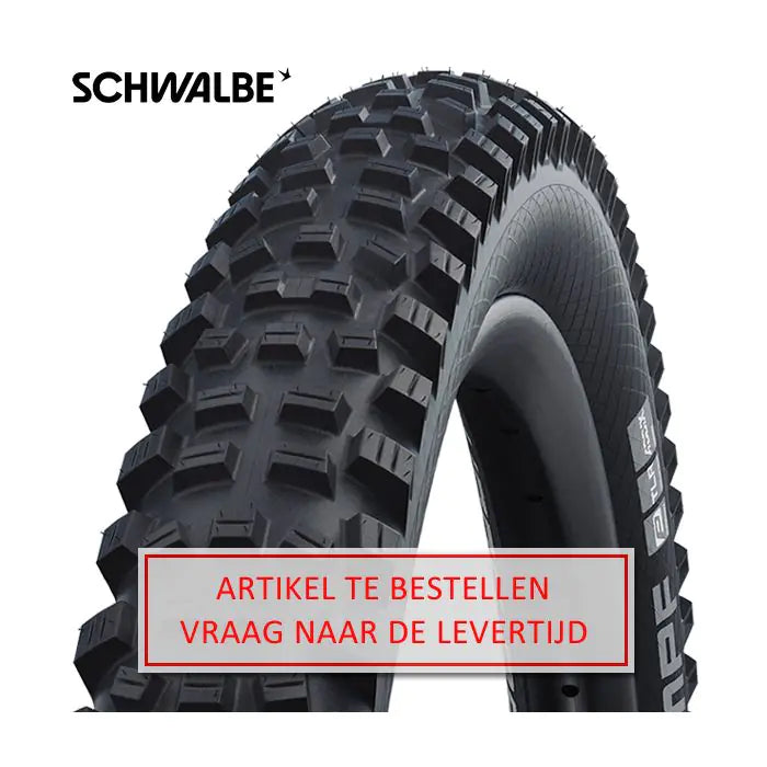 Bande de pliage schwalbe hans amormf performance 27,5 x 2,35 60-584 mm - noir