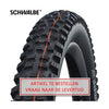 Bande de pliage schwalbe hans dampf super gravité 29 x 2,35 60-622 mm - noir