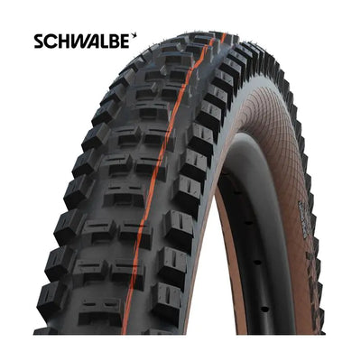 Bande pliante Schwalbe Big Betty Super Gravity 29 x 2,40 62-622 mm - Brun noir