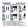 Schwalbe starterskit clik mixte binnen valve (25e)